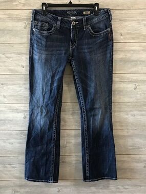 Women's Aiko Silver Jeans Bootcut Jeans